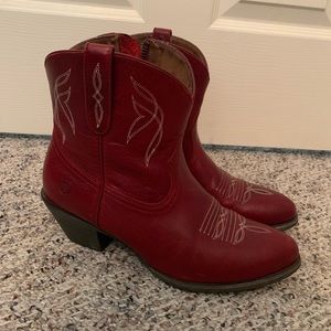 Ariat Darlin Western Boot Red Size 9